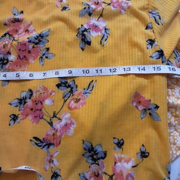 Wishful Park Twisted Knot Top Bright Floral sz M/L - Picture 5 of 7